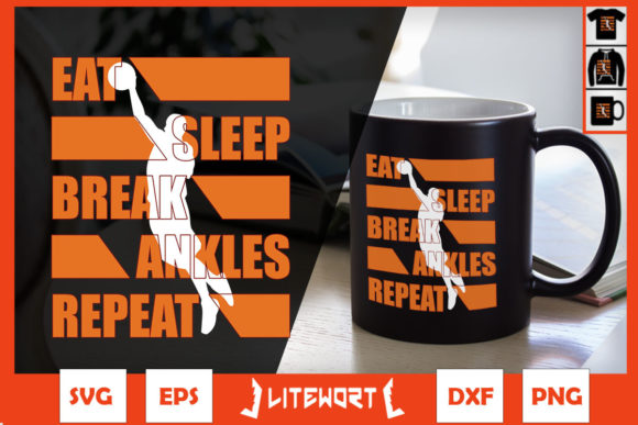 A Bold Basketball Graphic for Crafts and Merchandise