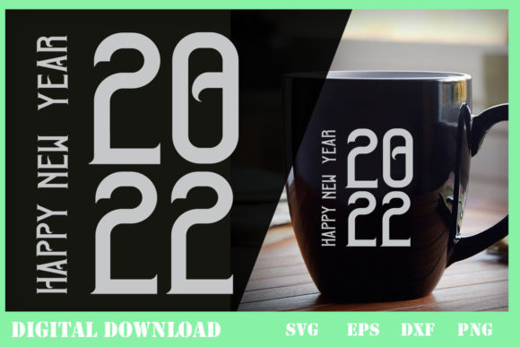 A Festive Graphics & Print Template for Your New Year Products