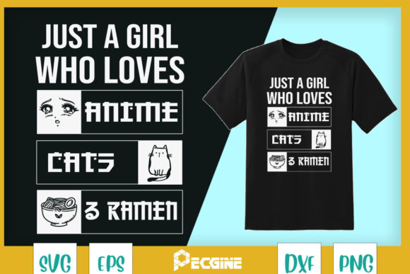 A Graphic Designer’s Review of Anime Cat Ramen T-Shirt Designs