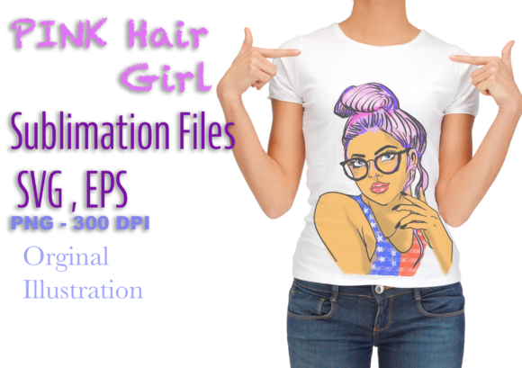 Pink Hair Girl: A Design Review for Embroidery Artists
