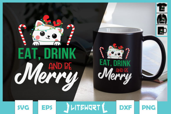 Practical Review of the Eat Drink Be Meowy Christmas Cat Graphic