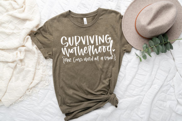 Surviving Motherhood: A Bold Graphic for Crafts & Branding