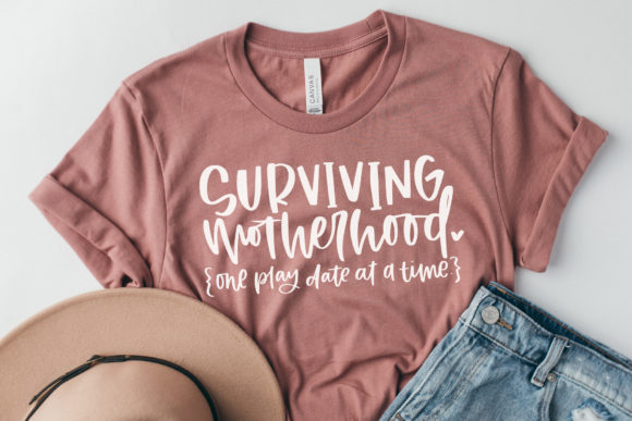 Surviving Motherhood Graphics: Hand Lettered Crafts for Branding